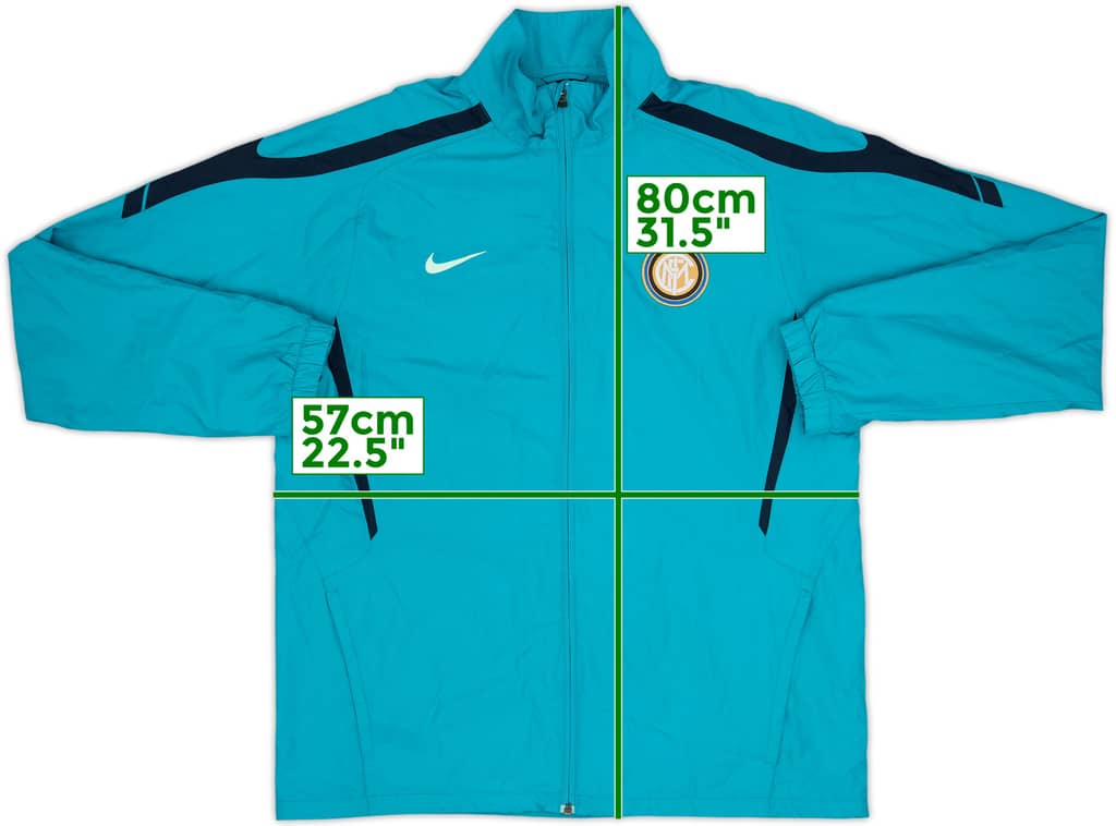 2011-12 Inter de Milán Nike Chaqueta de chándal - 8/10 - (L)