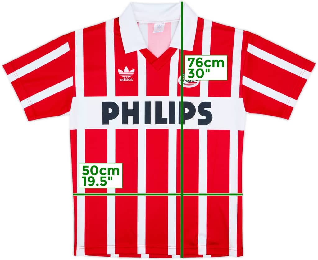 1990-92 PSV Camiseta Local - 8/10 - (M)