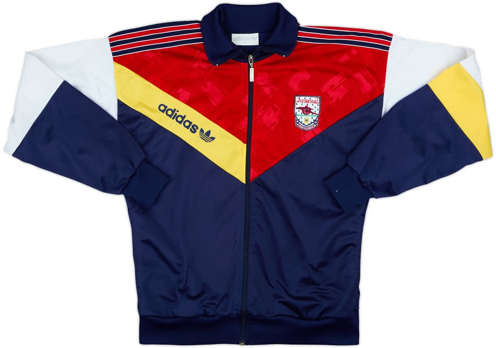1990-92 Arsenal adidas Track Jacket - 8/10 - (L.Boys)
