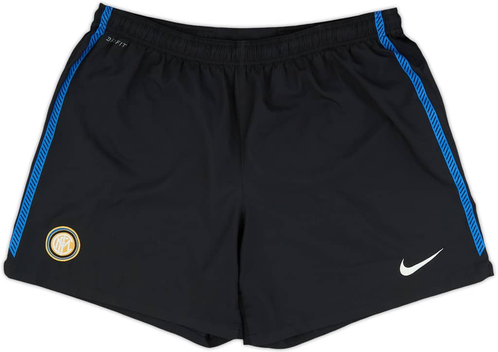 2010-11 Inter Milan Home Shorts - 9/10 - (XL)