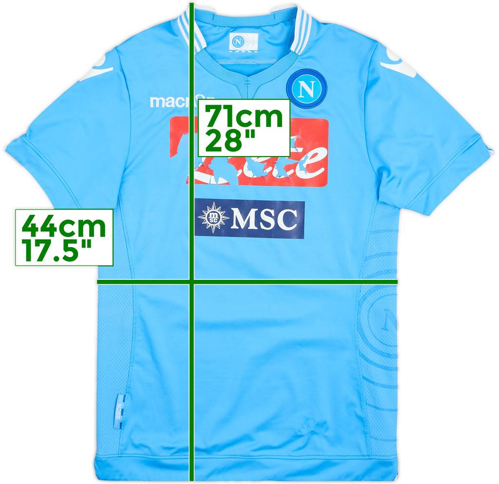 2013-14 Napoli Home Shirt - 4/10 - (L)
