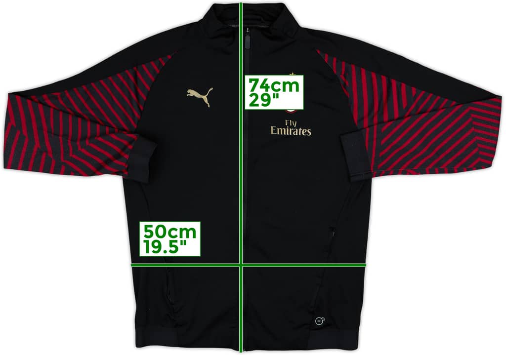 2018-19 AC Milan Puma Track Jacket - 5/10 - (L)