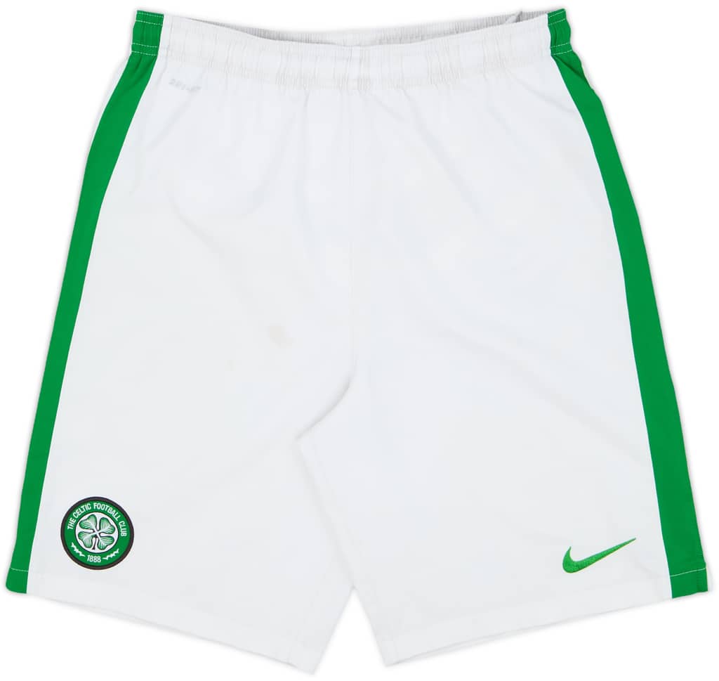 2014-15 Celtic Home Shorts - 6/10 - (XL.Boys)