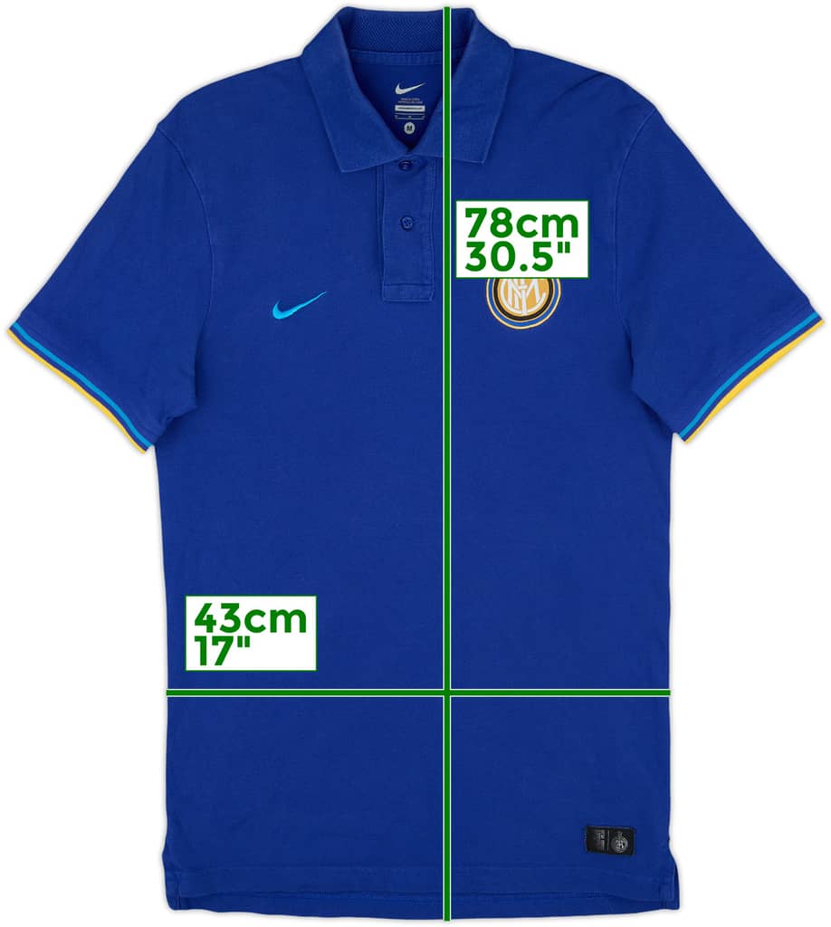 2012-13 Inter Milan Nike Polo Shirt - 7/10 - (M)