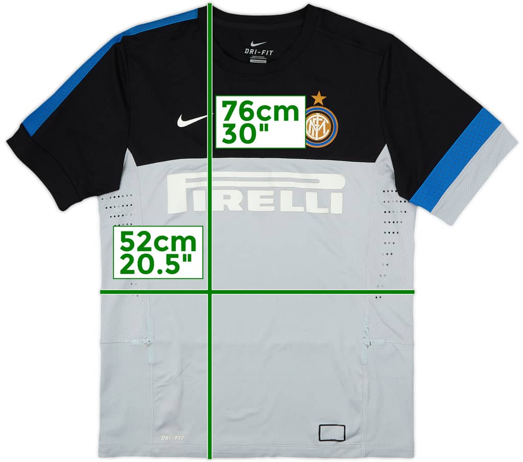 2012-13 Inter Milan Nike Player Issue Training Shirt - 5/10 - (L)