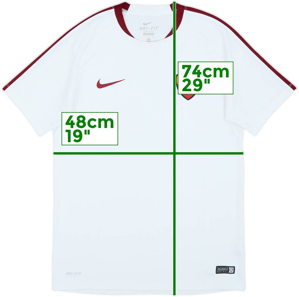 2015-16 Roma Nike Training Shirt - 8/10 - (M)