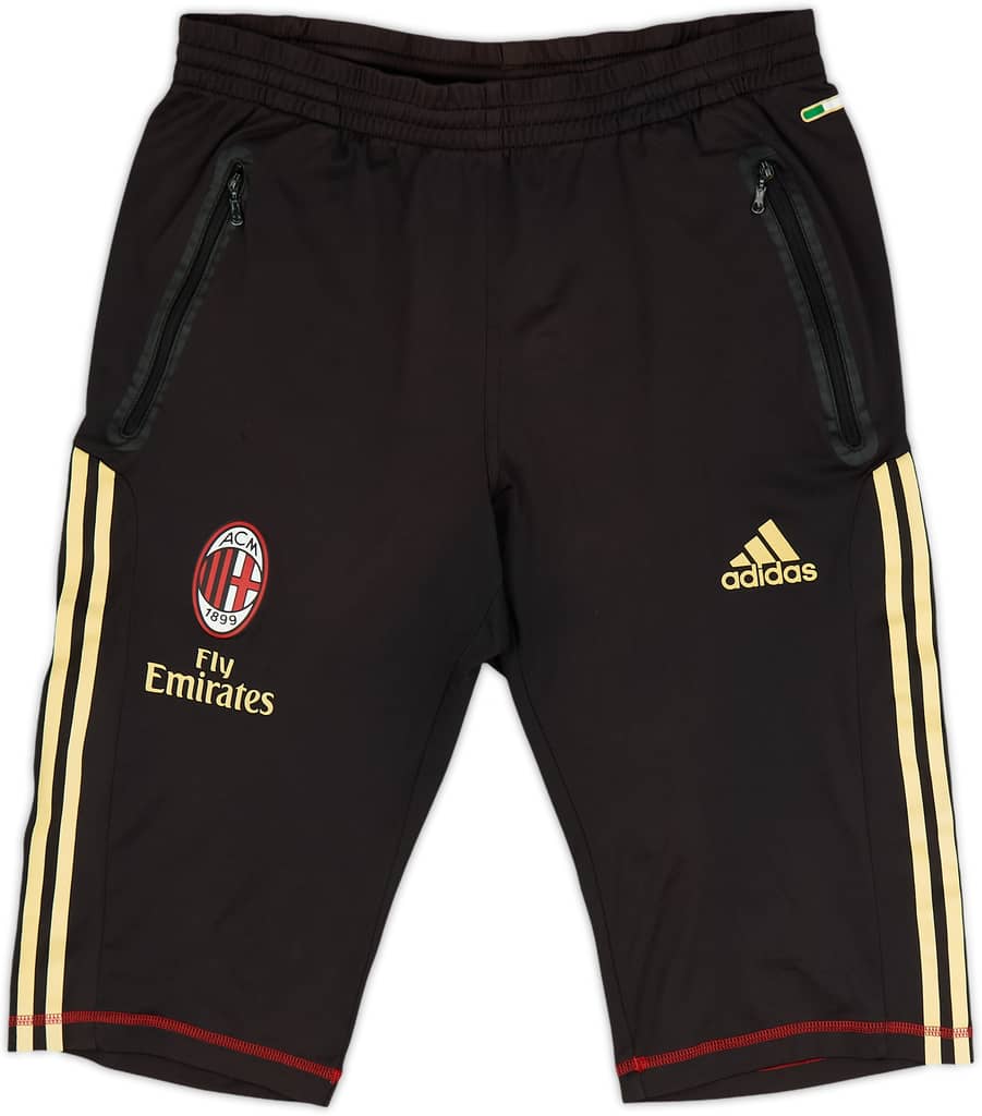 2010-11 AC Milan adidas 3/4 Track Pants/Bottoms - 6/10 - (M)