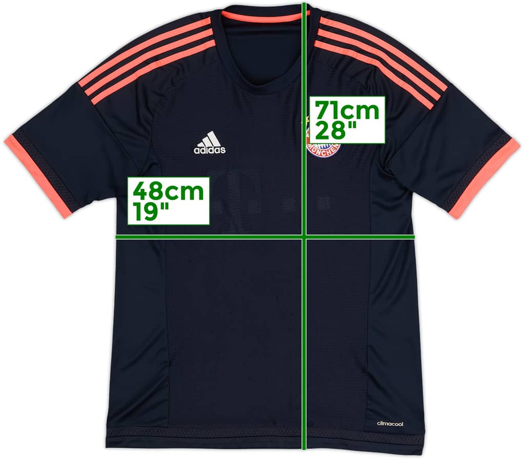 2015-16 Bayern Munich Third Shirt - 4/10 - (M)