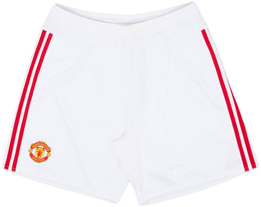 2015-16 Manchester United adidas Home Shorts - 7/10 - (L)