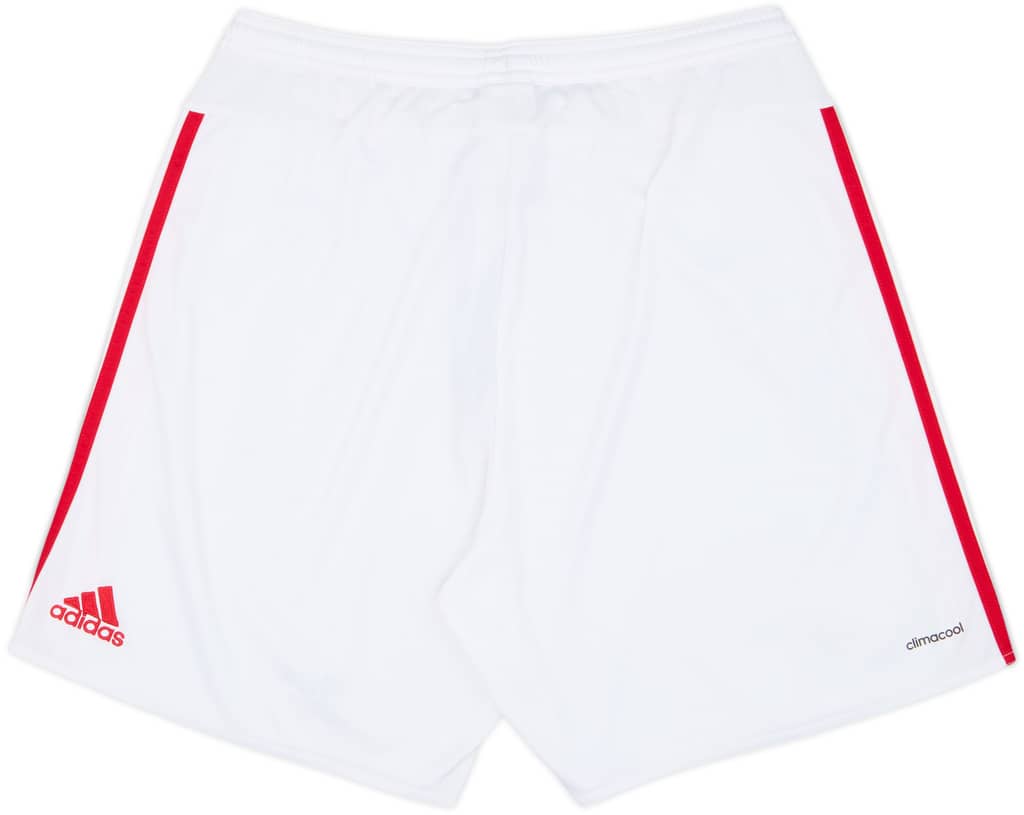 2015-16 Manchester United adidas Home Shorts - 7/10 - (L)