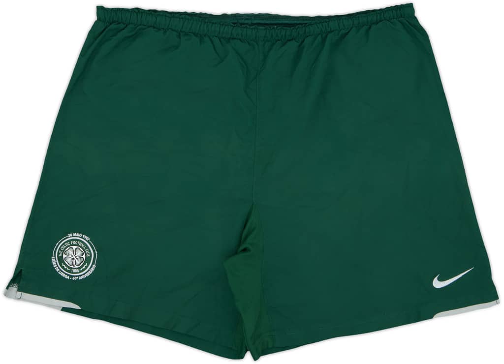 2007-08 Celtic Away Shorts - 9/10 - (XL)