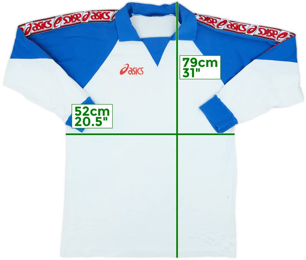 1990s Asics Template L/S Shirt - 8/10 - (L)