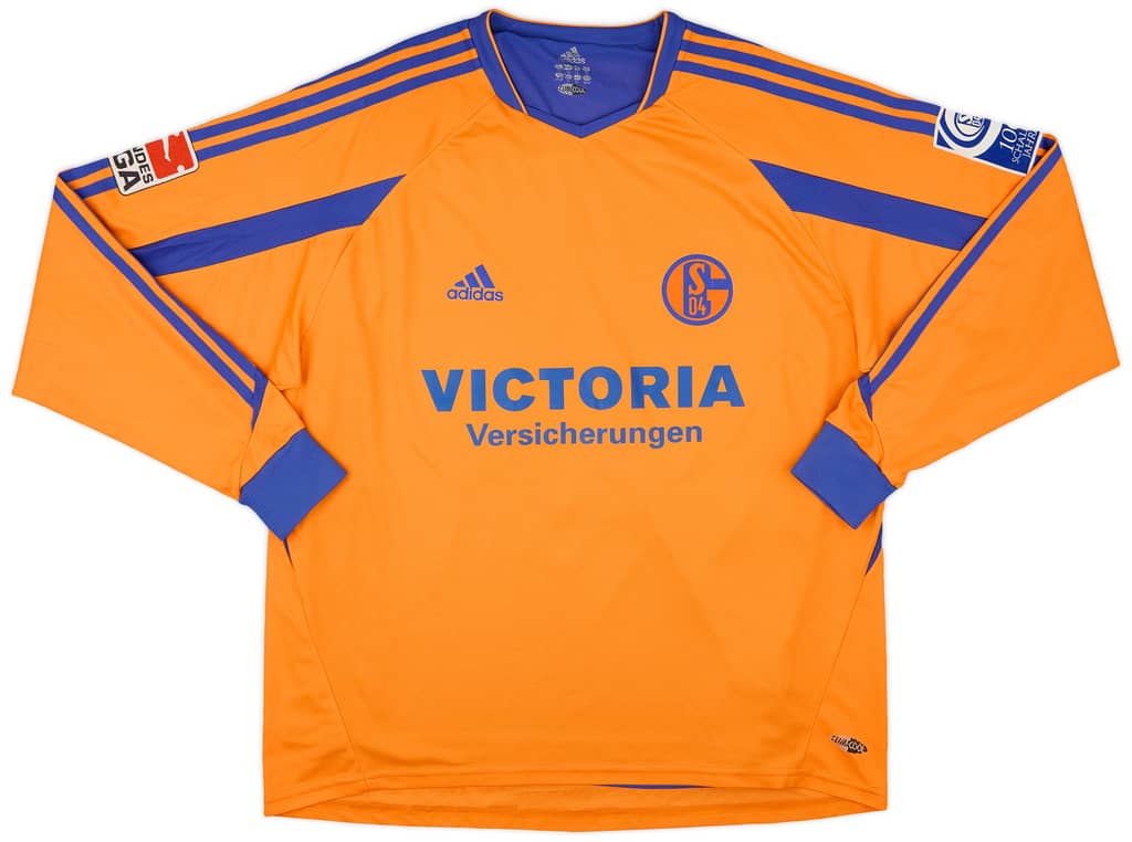 2003-04 Schalke Match Issue Third L/S Shirt Delura #34