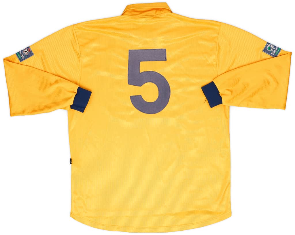 1998-99 Millwall Match Issue Away L/S Shirt #5
