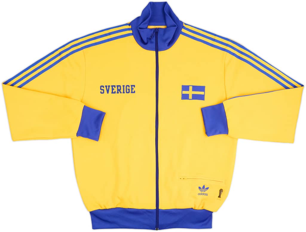 2005-06 Suecia adidas Originals Chamarra Deportiva - 8/10 - (L)