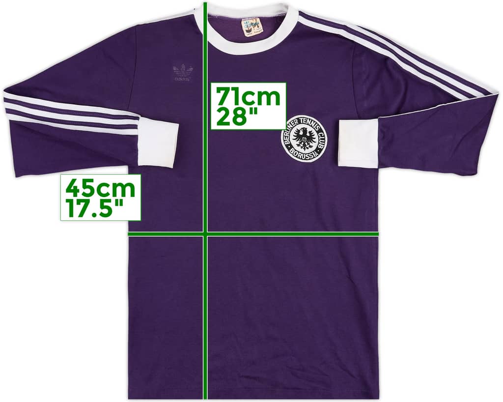 1980-82 Tennis Borussia Berlin Home L/S Shirt - 6/10 - (M)