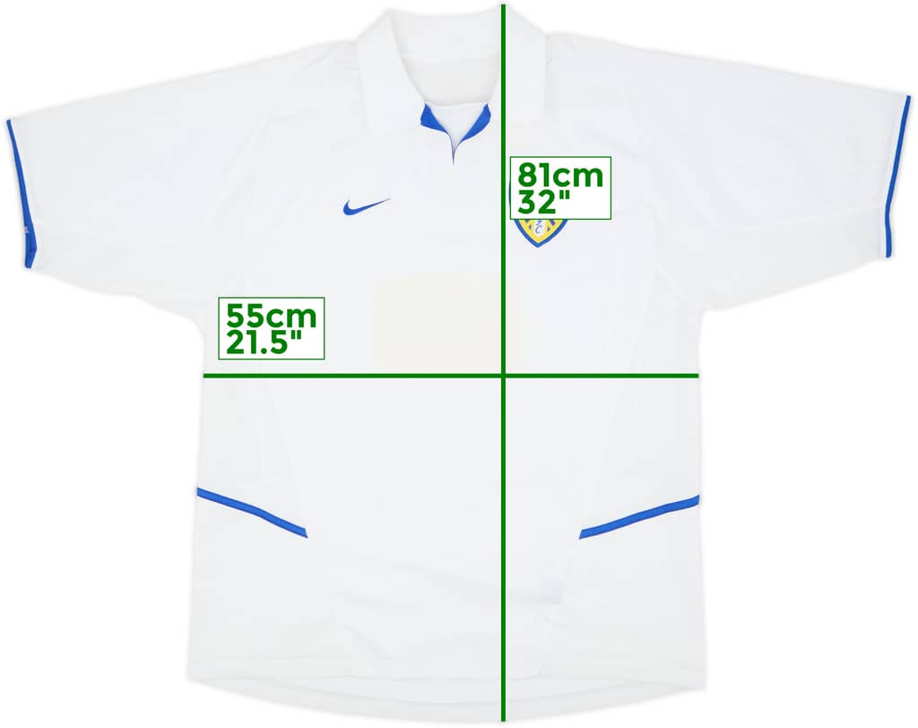 Camiseta de local de Leeds United 2003-04 - 4/10 - (XL)