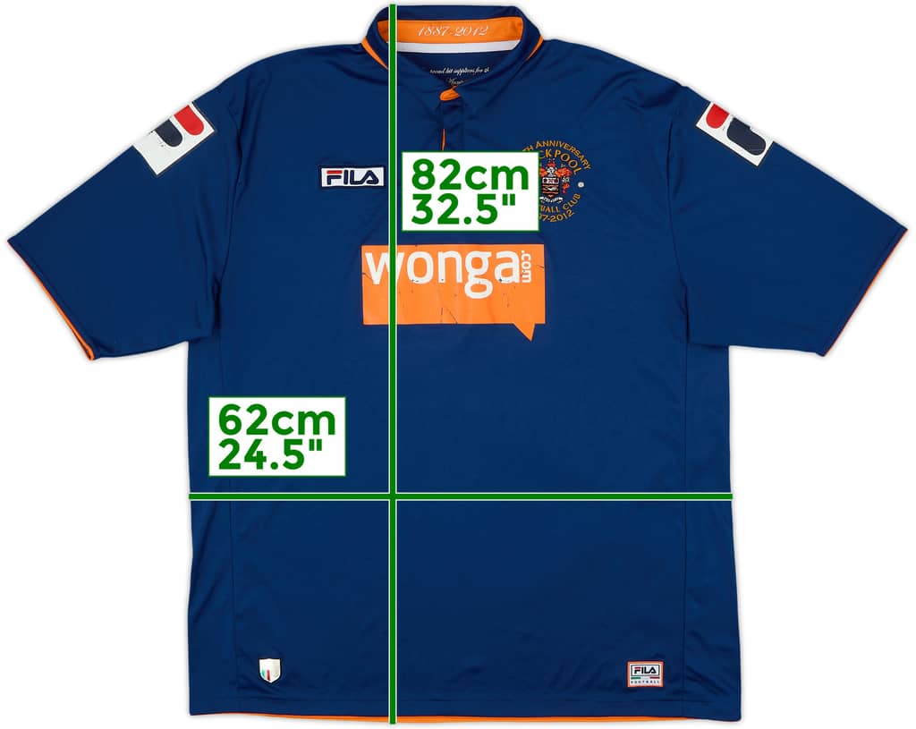 Camiseta de la tercera equipación '125th Anniversary' del Blackpool 2012-13 - 6/10 - (3XL)