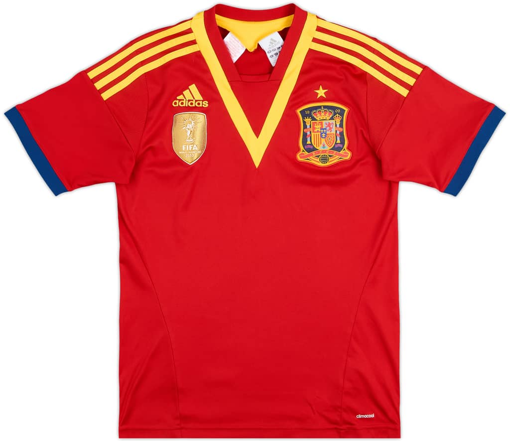 2013 Spain Confederation Cup Home Shirt - 9/10 - (L.Boys)
