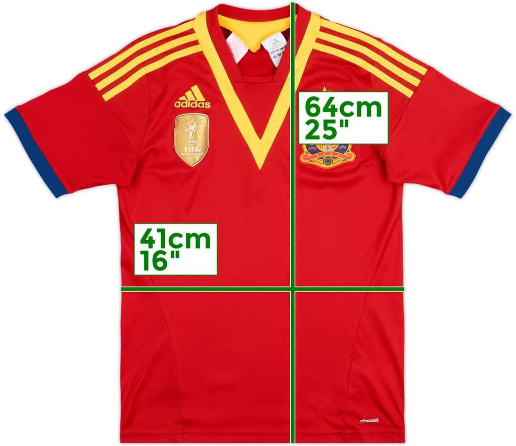 2013 Spain Confederation Cup Home Shirt - 9/10 - (L.Boys)