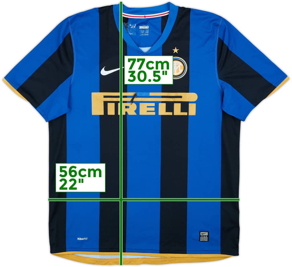 2008-09 Inter Milan Home Shirt - 5/10 - (L)