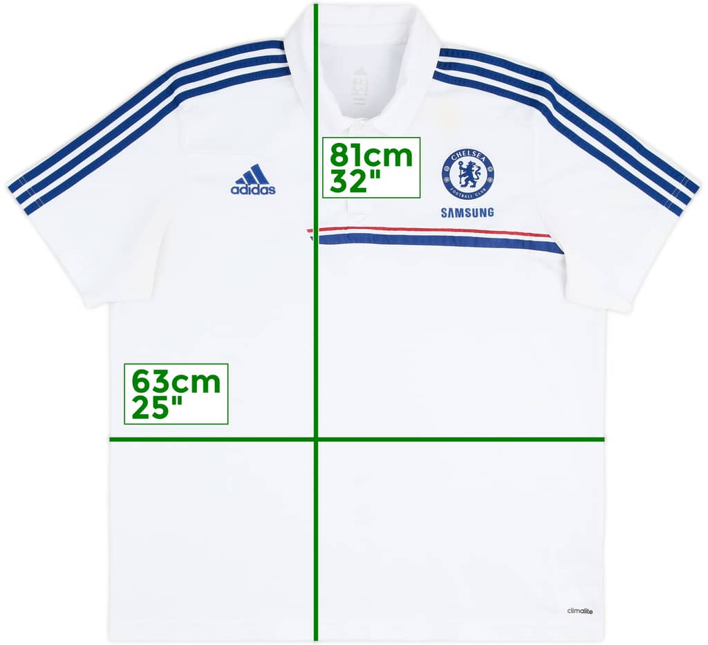 2013-14 Chelsea adidas Polo Shirt - 6/10 - (4XL)