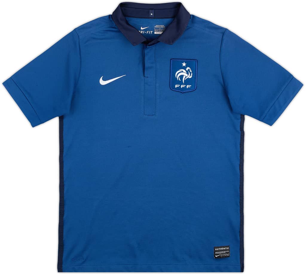 2011-12 France Home Shirt - 8/10 - (L.Boys)