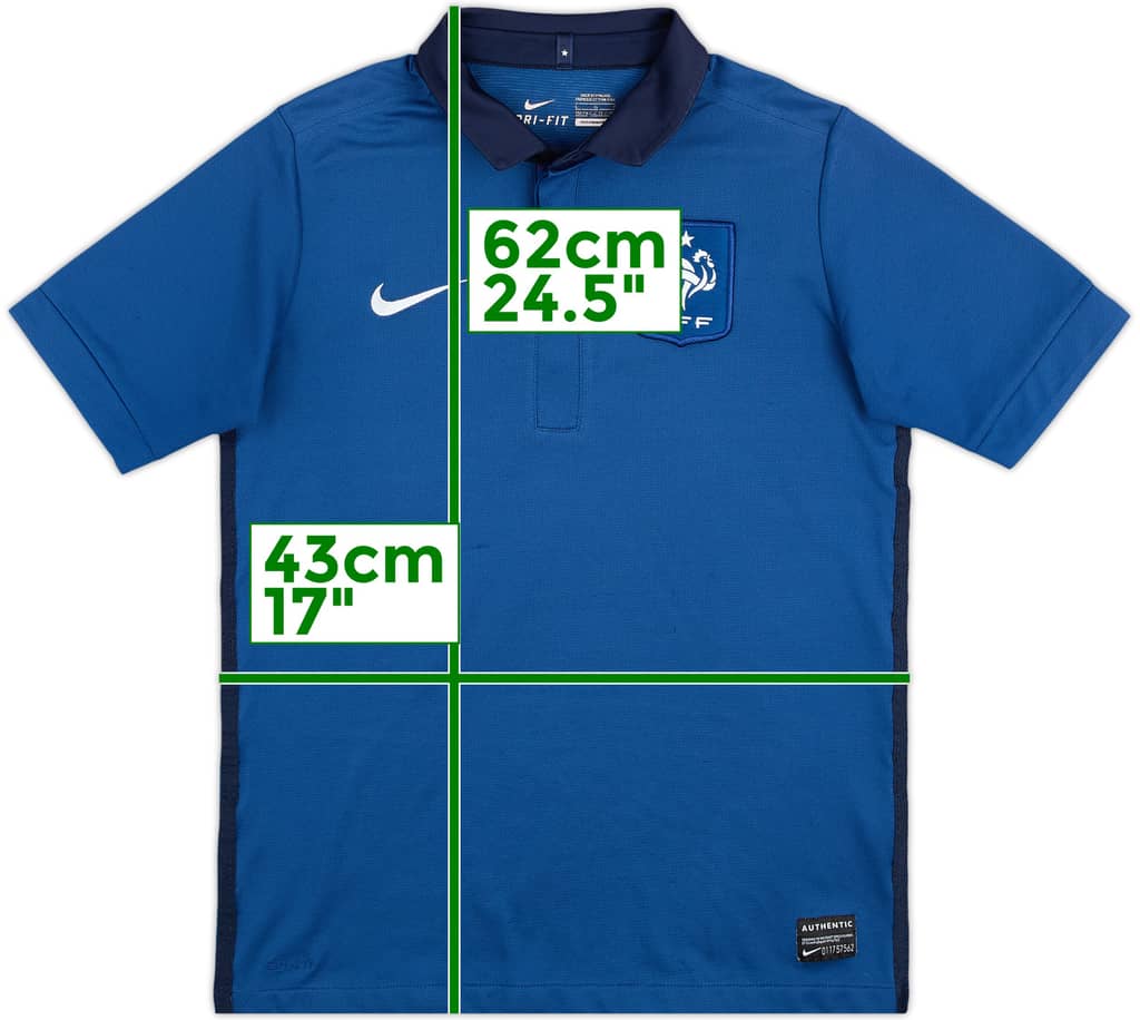 2011-12 France Home Shirt - 8/10 - (L.Boys)