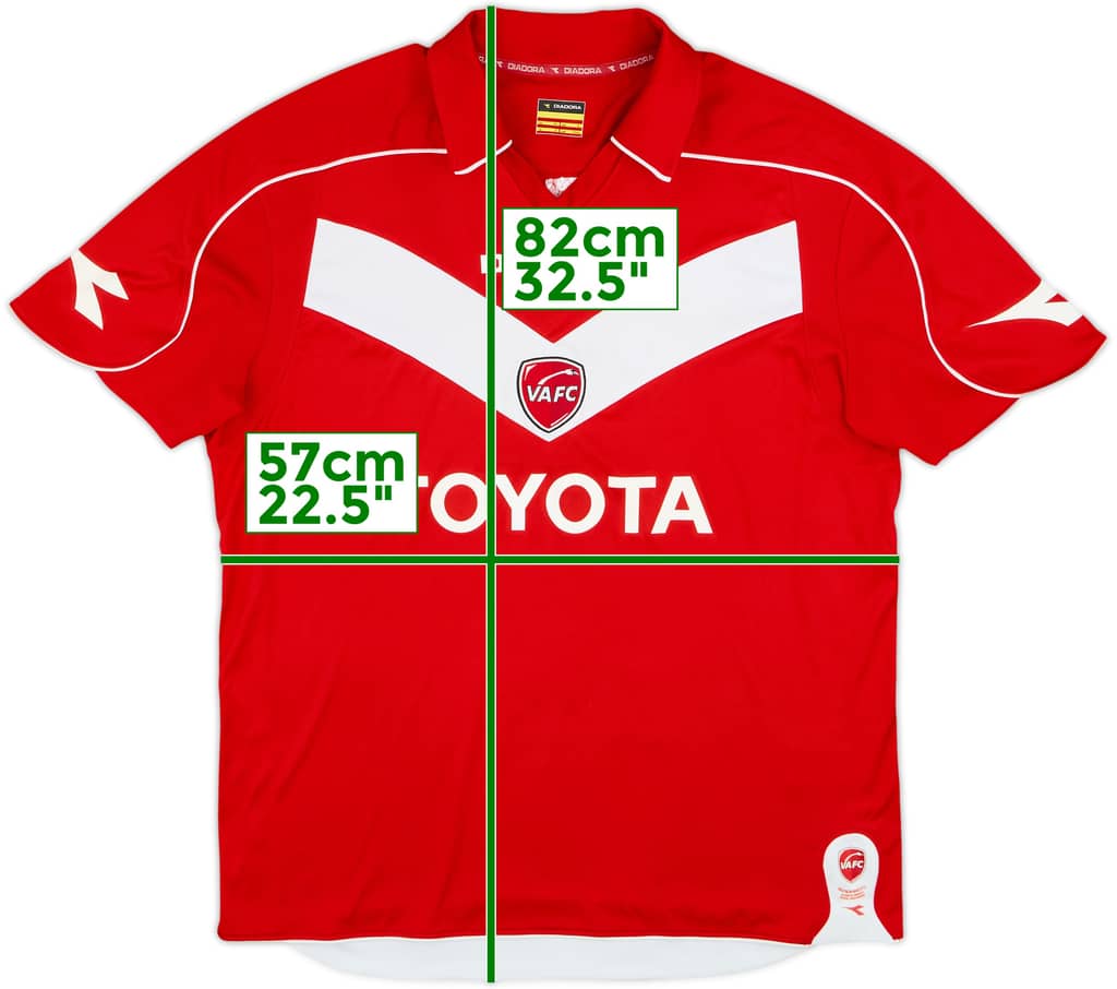 2008-09 Valenciennes Home Shirt - 5/10 - (XL)