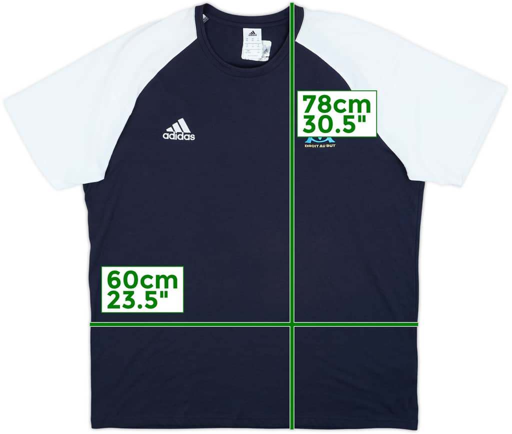 2016-17 Olympique Marseille adidas Training Shirt - 8/10 - (XXL)