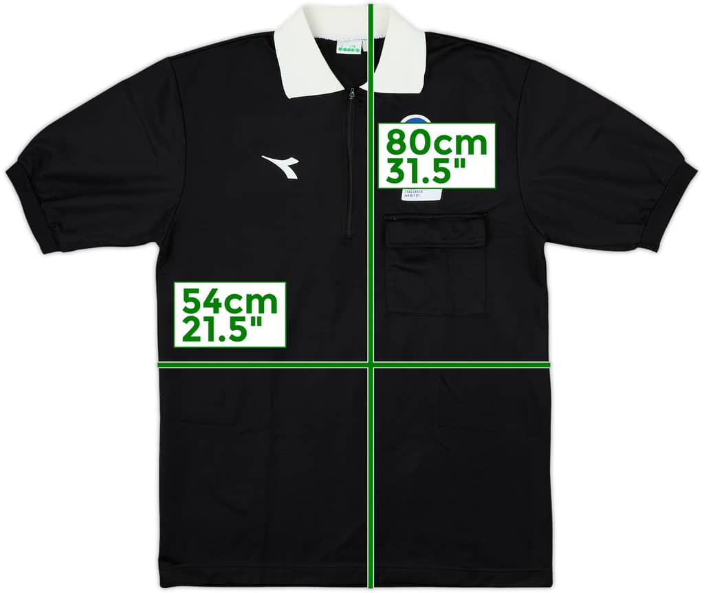 1990s Italy FIGC Diadora Referee Shirt - 9/10 - (L)