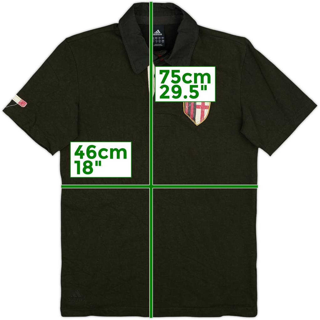 2012-13 AC Milan adidas Polo Shirt - 7/10 - (S)