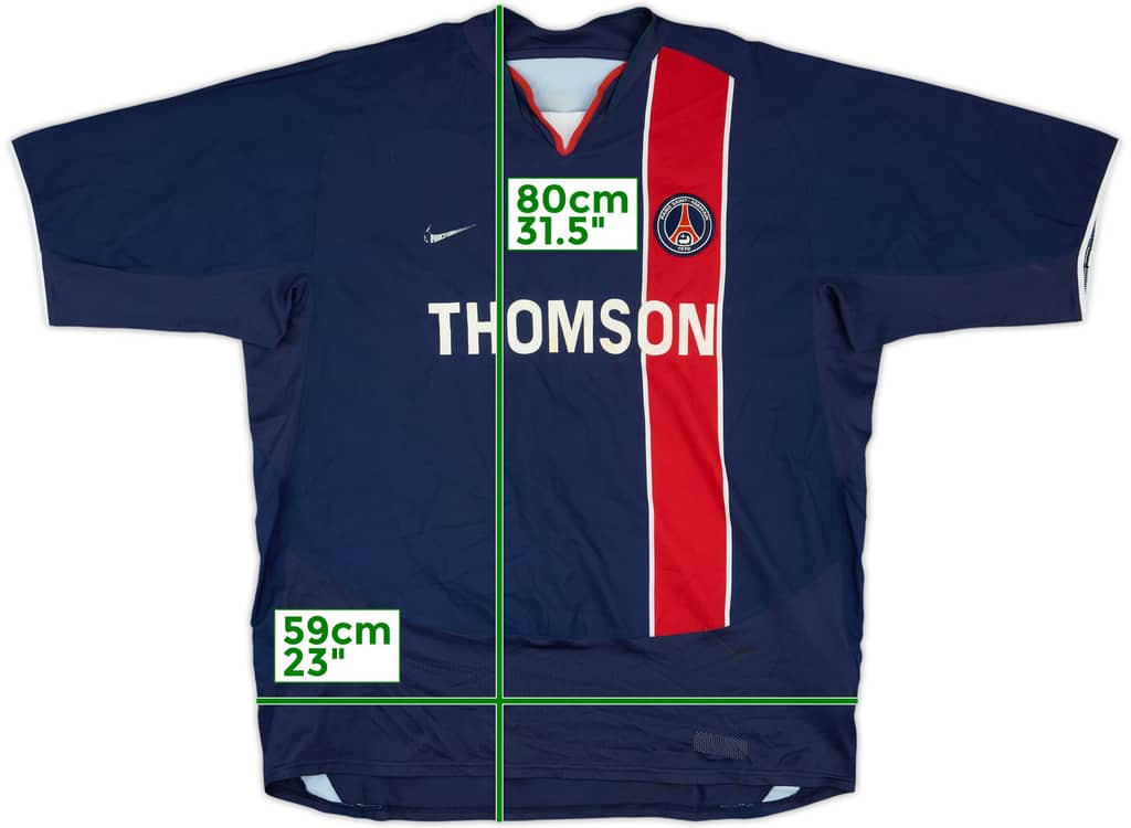 2003-04 Paris Saint-Germain Home Shirt - 5/10 - (XL)