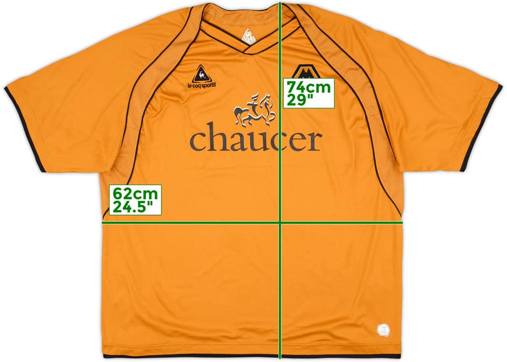2006-08 Wolves Home Shirt - 8/10 - (3XL)