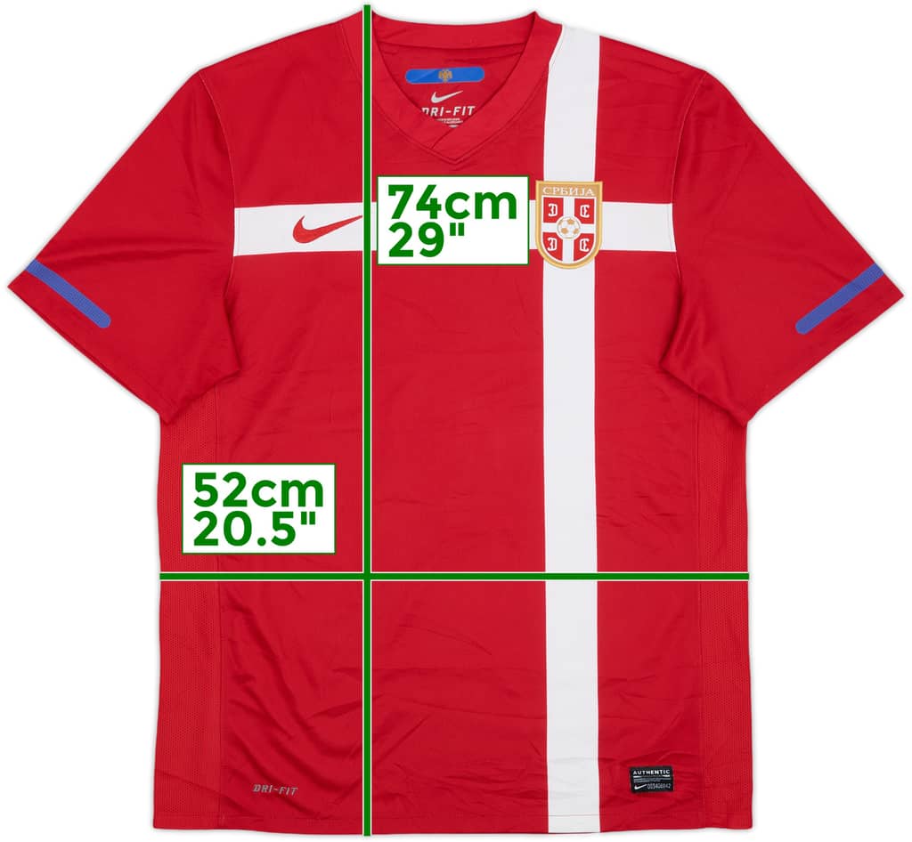 2010-11 Serbia Home Shirt - 10/10 - (M)