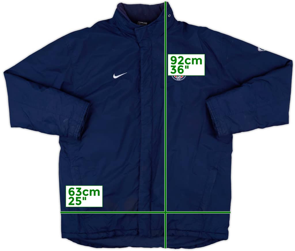 2003-04 Paris Saint-Germain Nike Padded Bench Coat - 8/10 - (L)