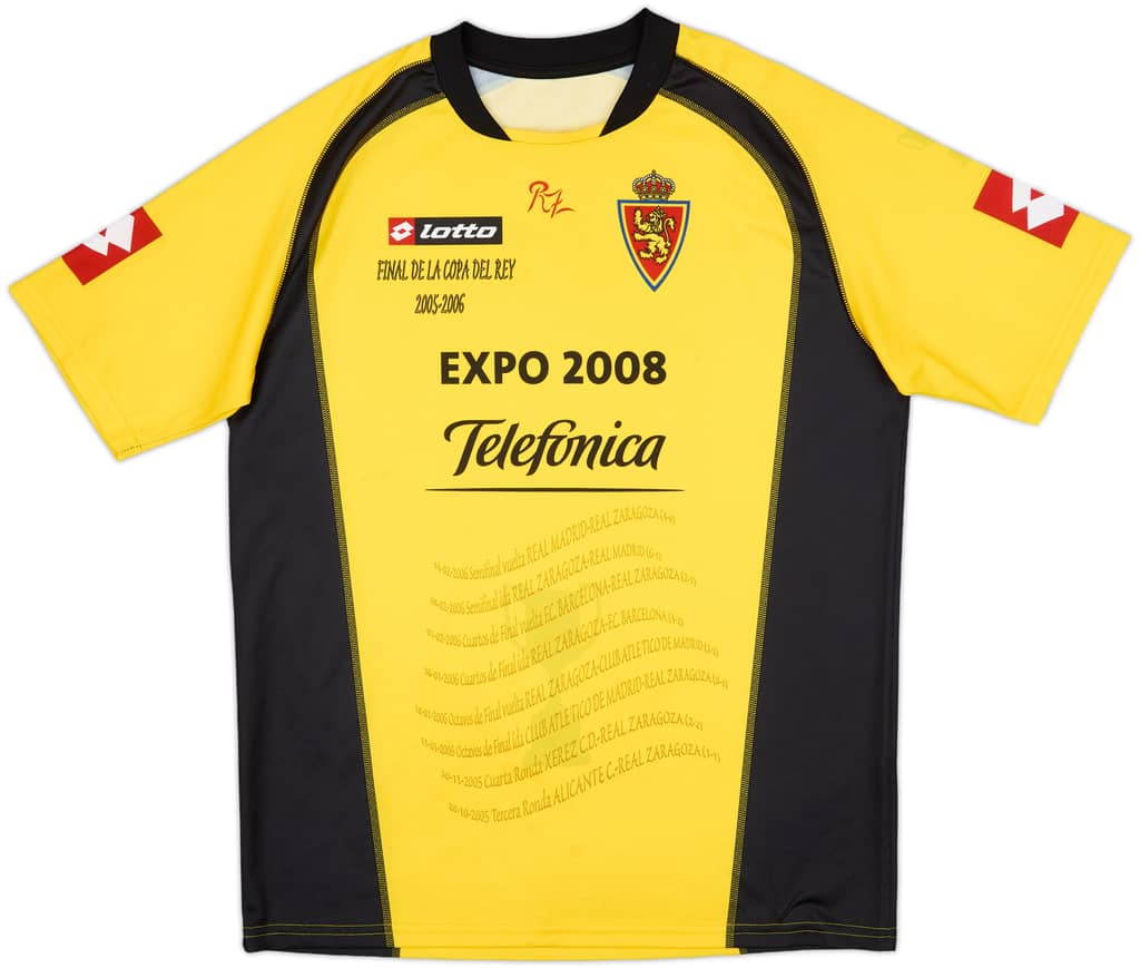2005-06 Real Zaragoza 'Copa Del Rey Final 2005-06' Third Shirt - 8/10 - (XL)