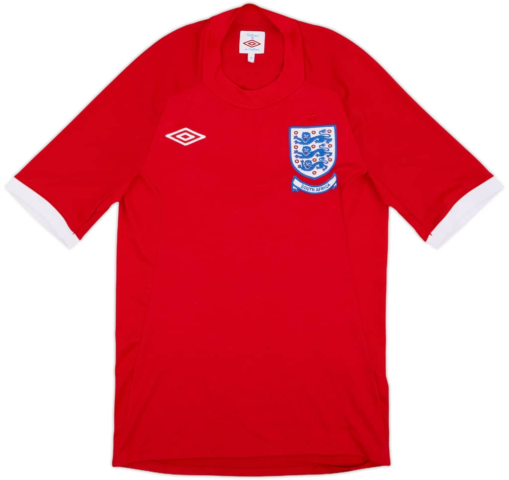 2010-11 England Away 'South Africa' Shirt - 7/10 - (XS)