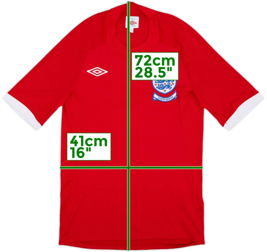 2010-11 England Away 'South Africa' Shirt - 7/10 - (XS)