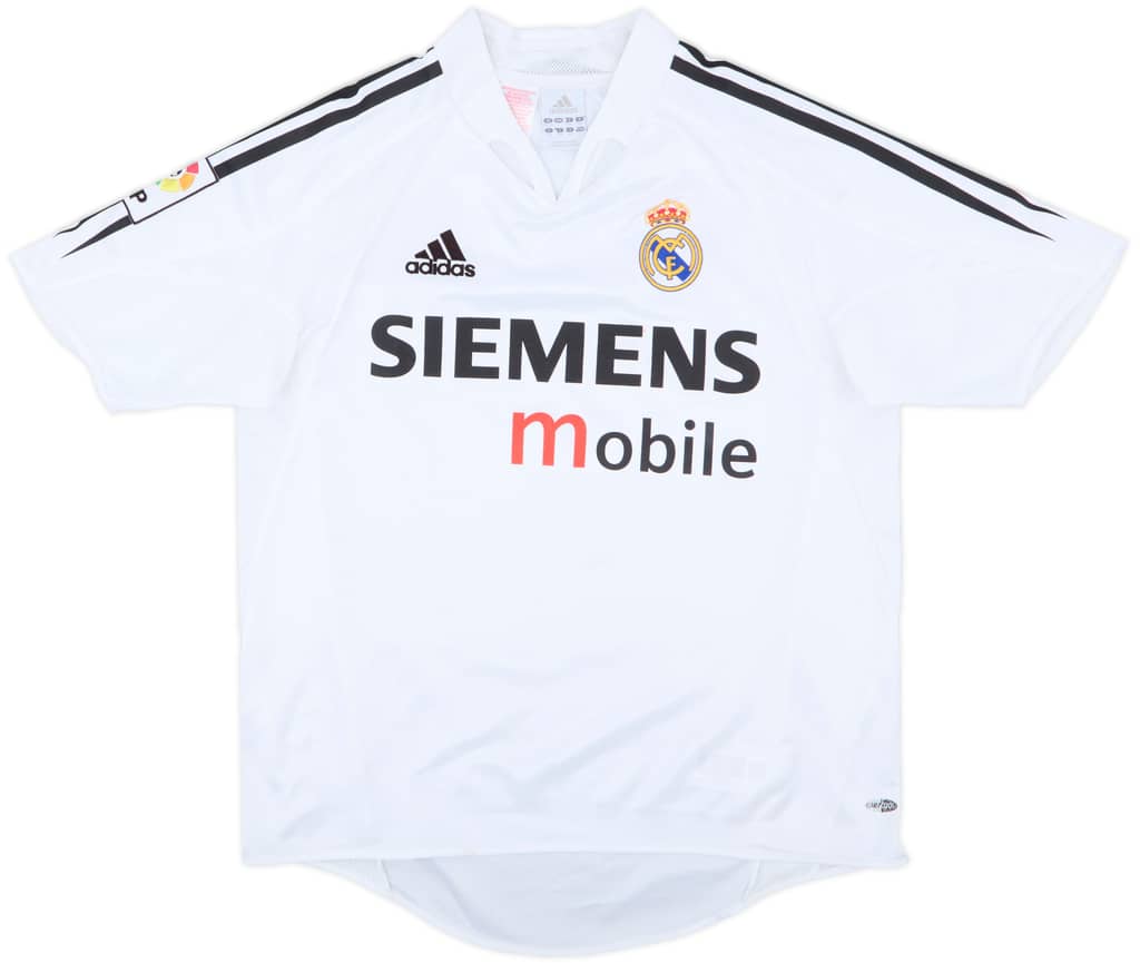 2004-05 Real Madrid Home Shirt - 9/10 - (L.Boys)