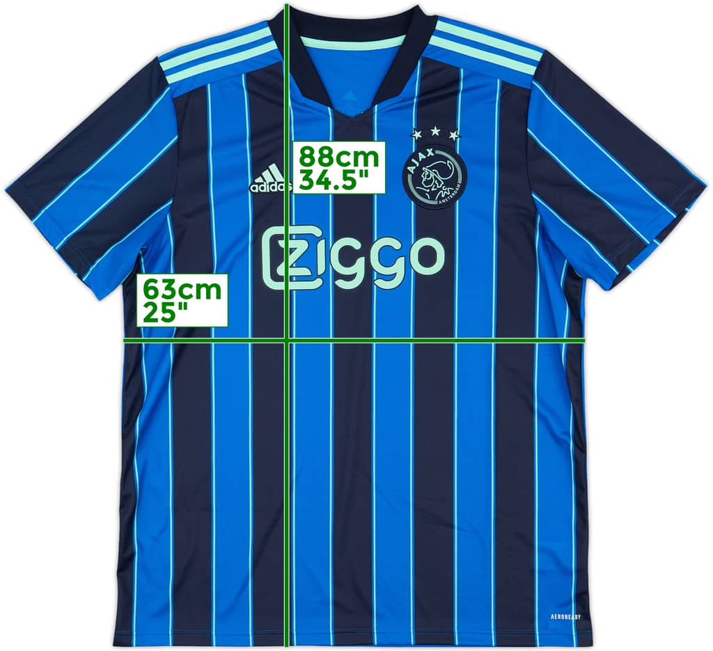 2021-22 Ajax Away Shirt - 10/10 - (XL)
