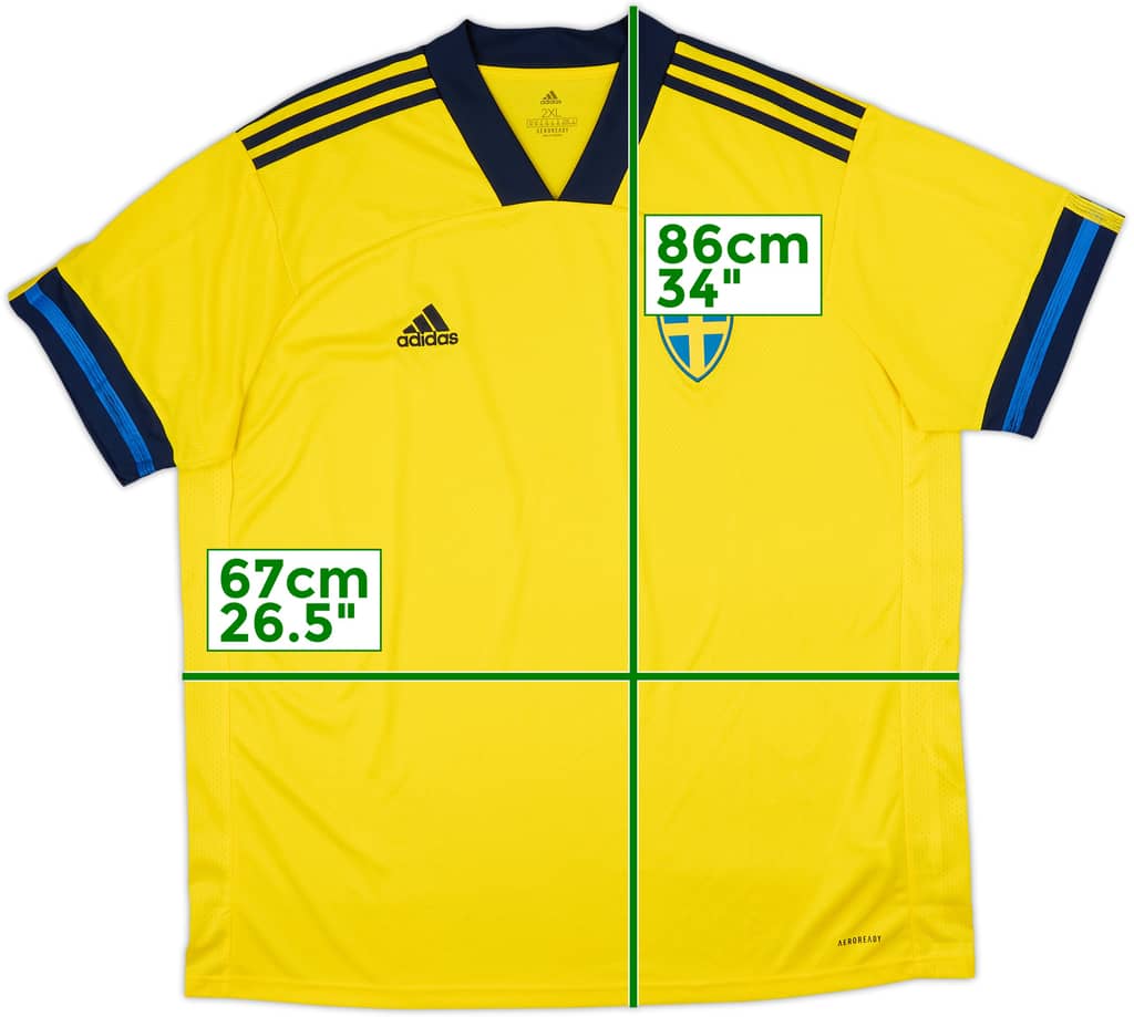 2020-21 Sweden Home Shirt - 10/10 - (XXL)
