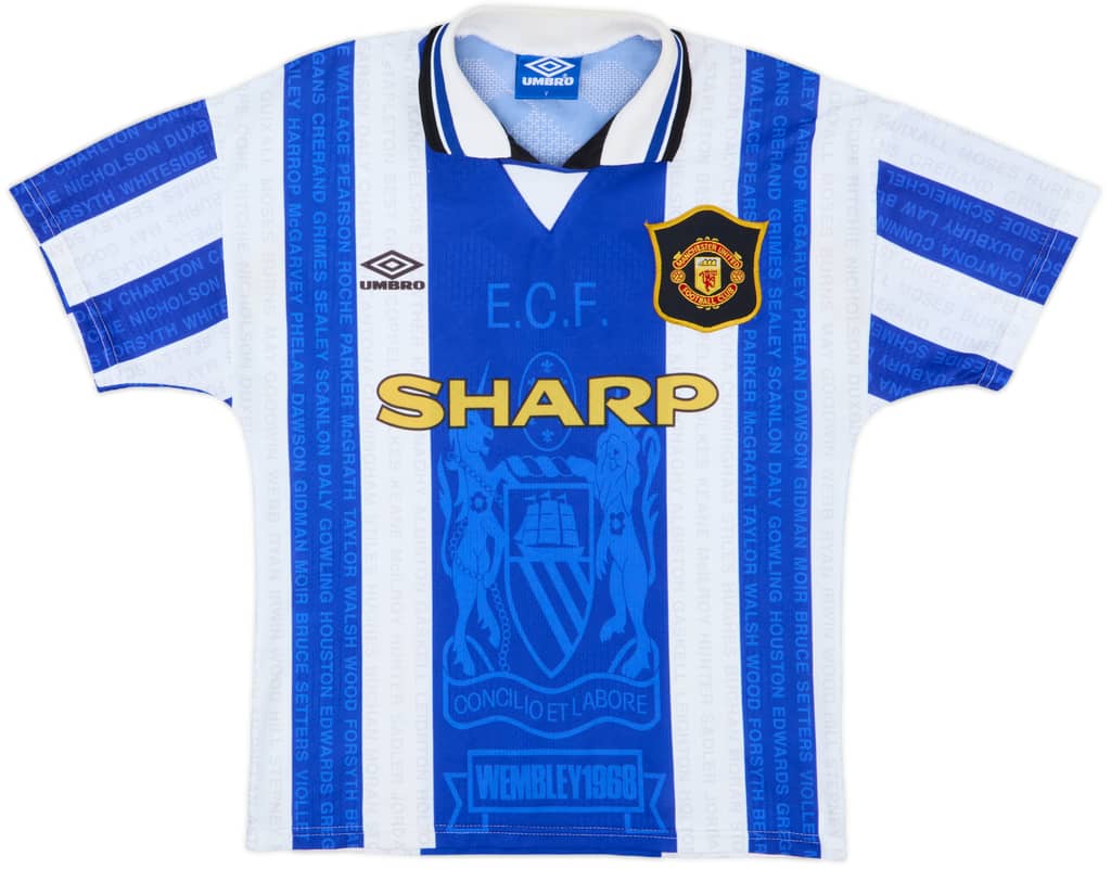 1994-96 Manchester United Third Shirt - 9/10 - (Y)