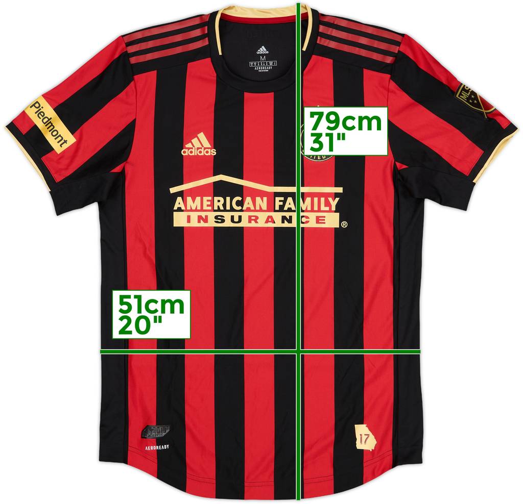 2019-20 Atlanta United Authentic Home Shirt - 10/10 - (M)