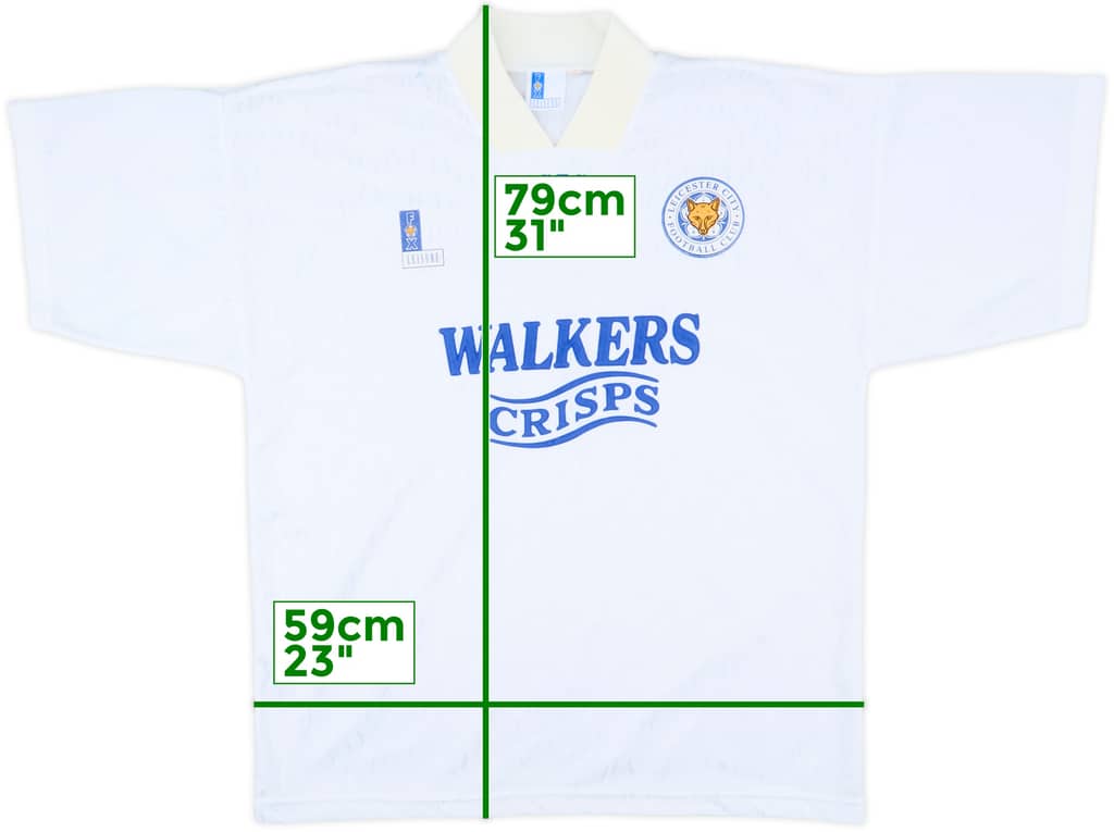 1992-94 Leicester Away Shirt - 9/10 - (XL)