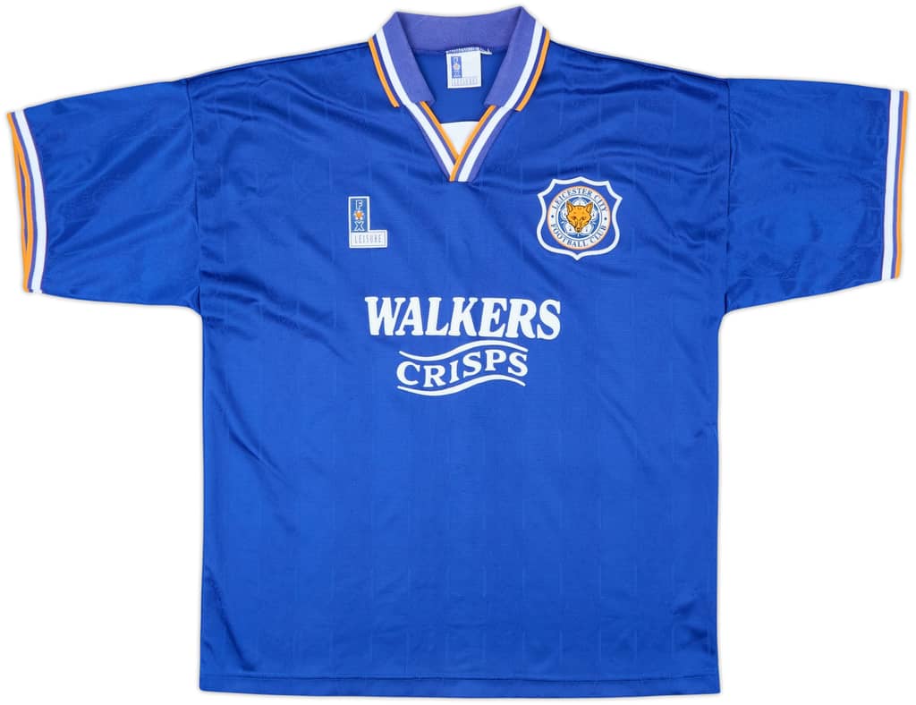 1994-96 Leicester Home Shirt - 8/10 - (XL)