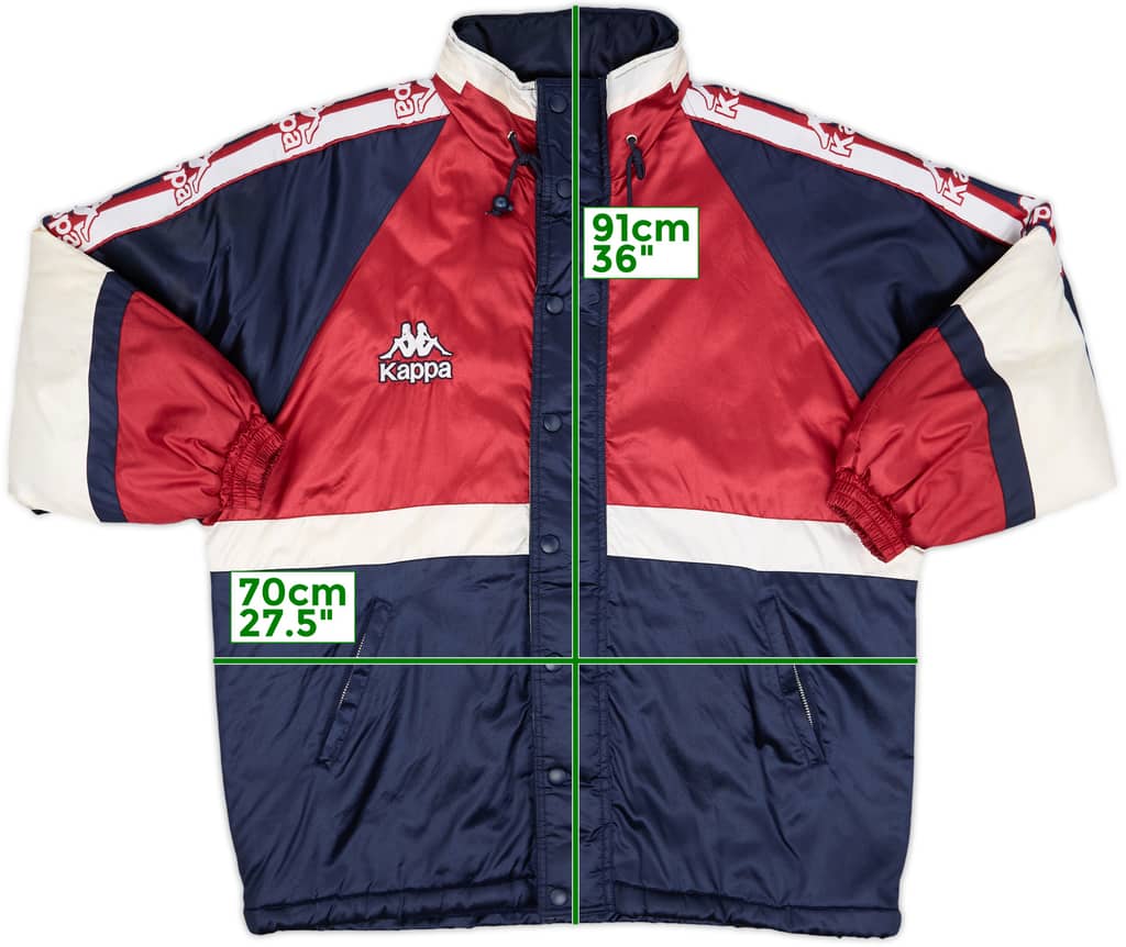 1995-97 Atletico Bilbao Kappa Padded Bench Coat - 8/10 - (L)