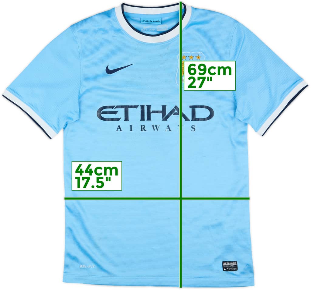2013-14 Manchester City Home Shirt - 5/10 - (S)
