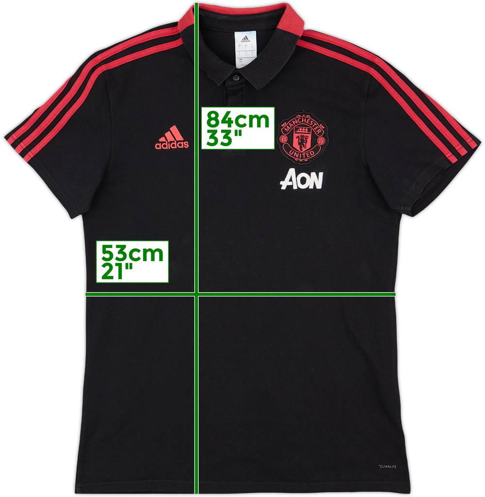 2018-19 Manchester United adidas Polo Shirt - 6/10 - (L)