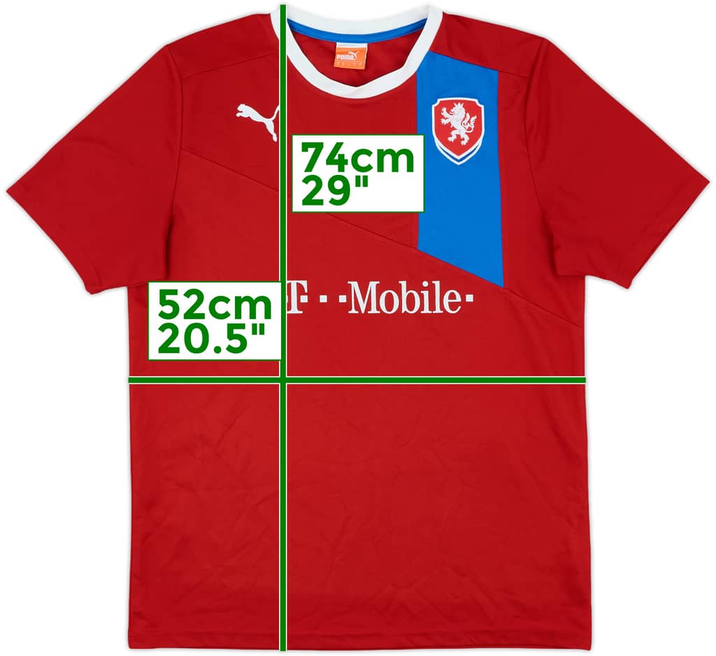 2012-13 Czech Republic Home Shirt - 9/10 - (L)